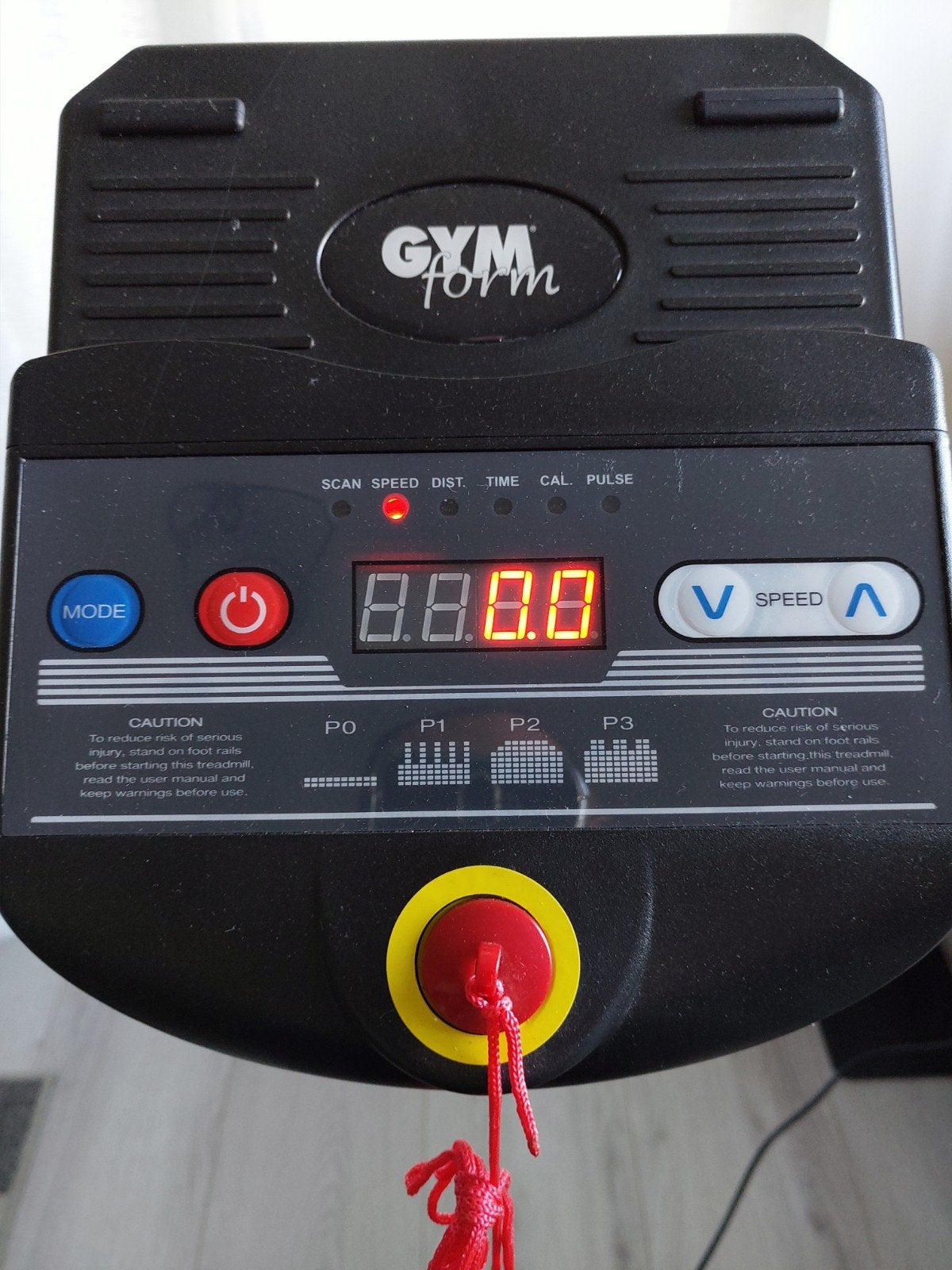 Gymform slim fold treadmill loopband inklapbaar, Ophalen, Zo goed als nieuw, Metaal, Loopband
