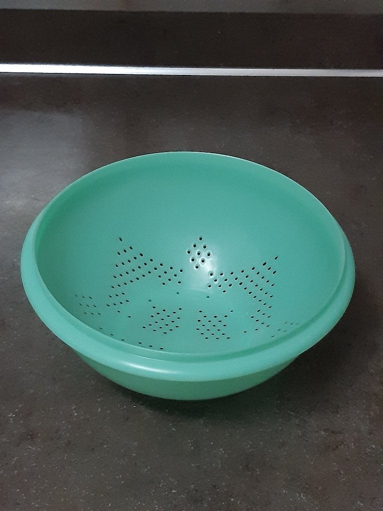 Tupperware vergiet vintage groen, Ophalen of Verzenden, Zo goed als nieuw, Groen, Overige typen