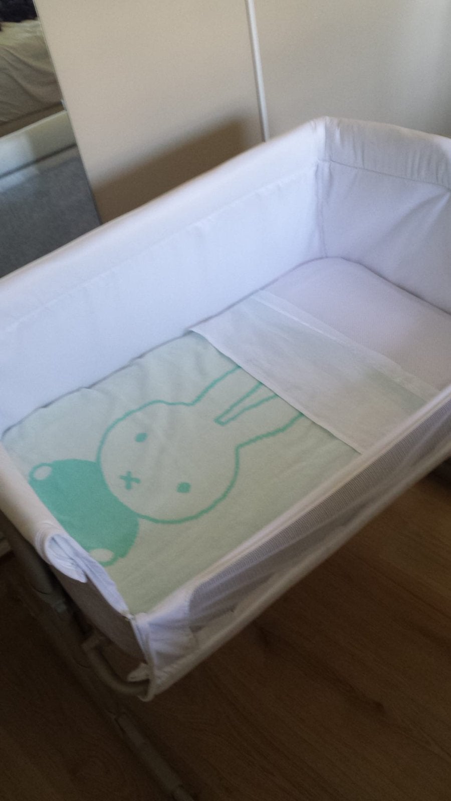 Brevi Nanna Oh Co-sleeper Wieg, Ophalen, Gebruikt, Wieg