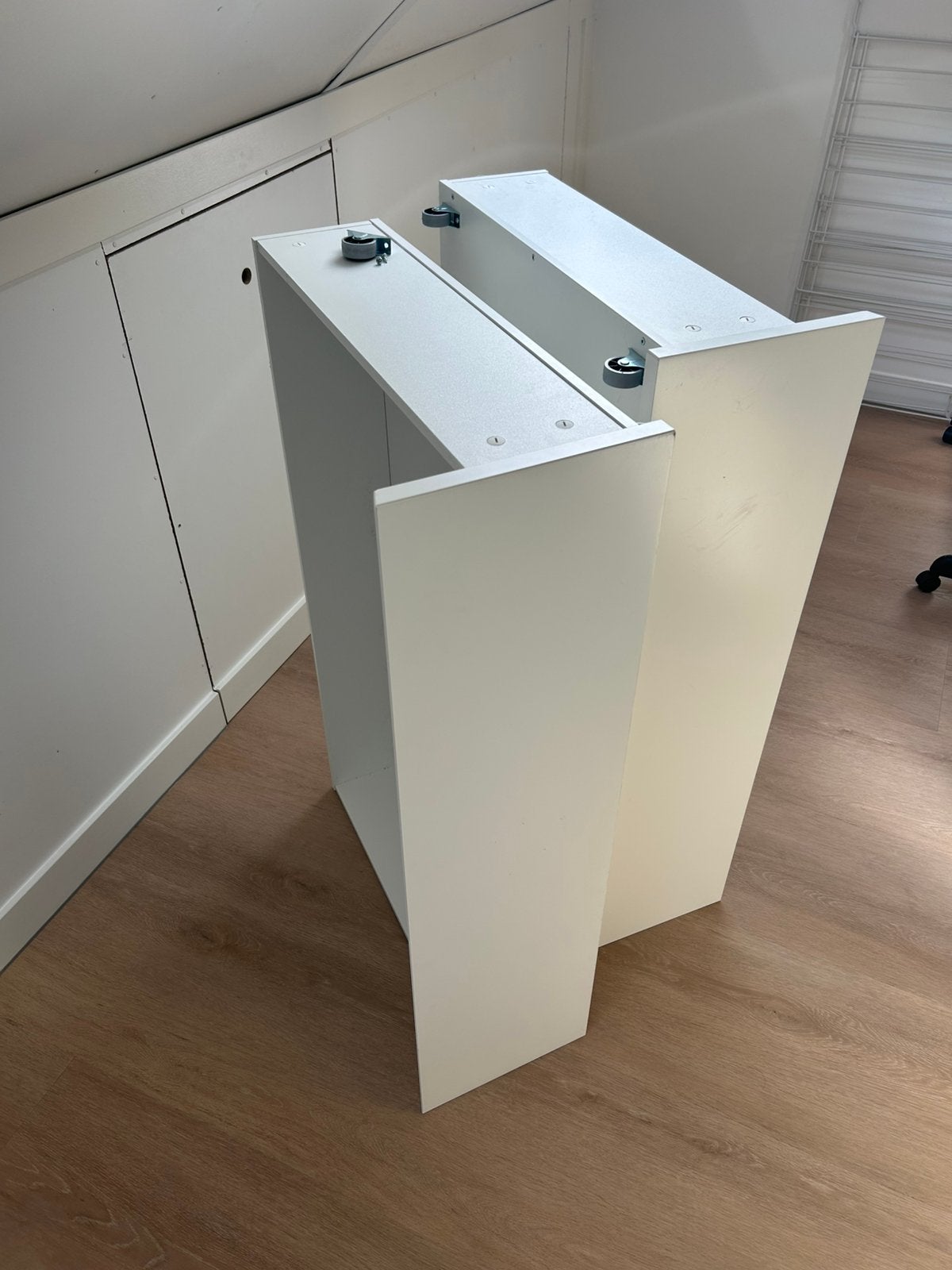 MALM bedlades IKEA (2 stuks) - wit, Ophalen, Wit, 50 tot 100 cm, Zo goed als nieuw