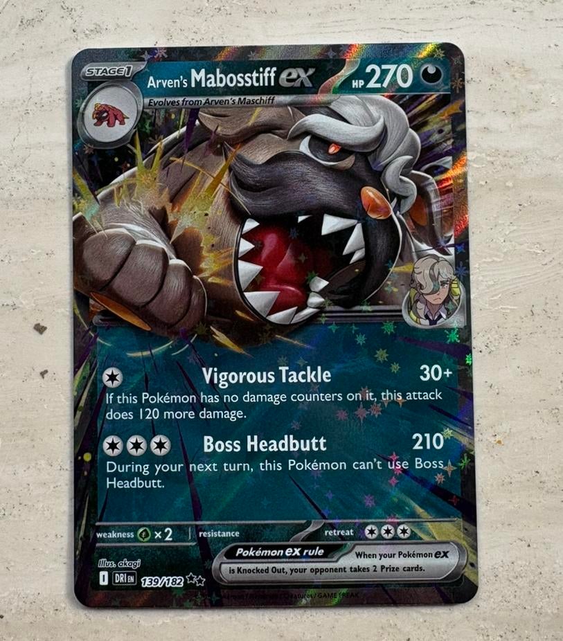 Arven’s Mabosstiff ex - 139/182 - Destined Rivals, Ophalen of Verzenden, Zo goed als nieuw