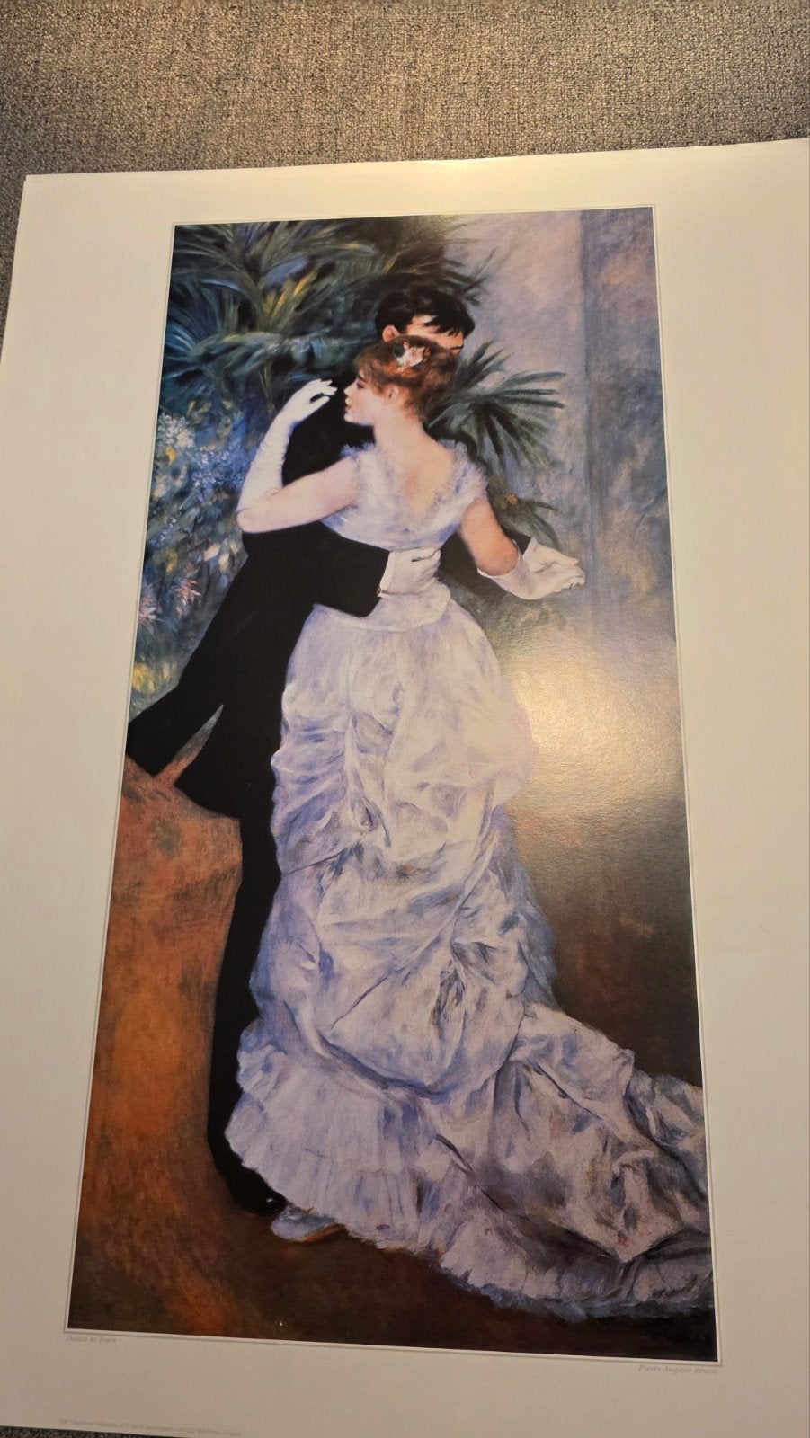 Renoir - Dance in Town (Dans la Ville) - Kunstprint, Ophalen of Verzenden