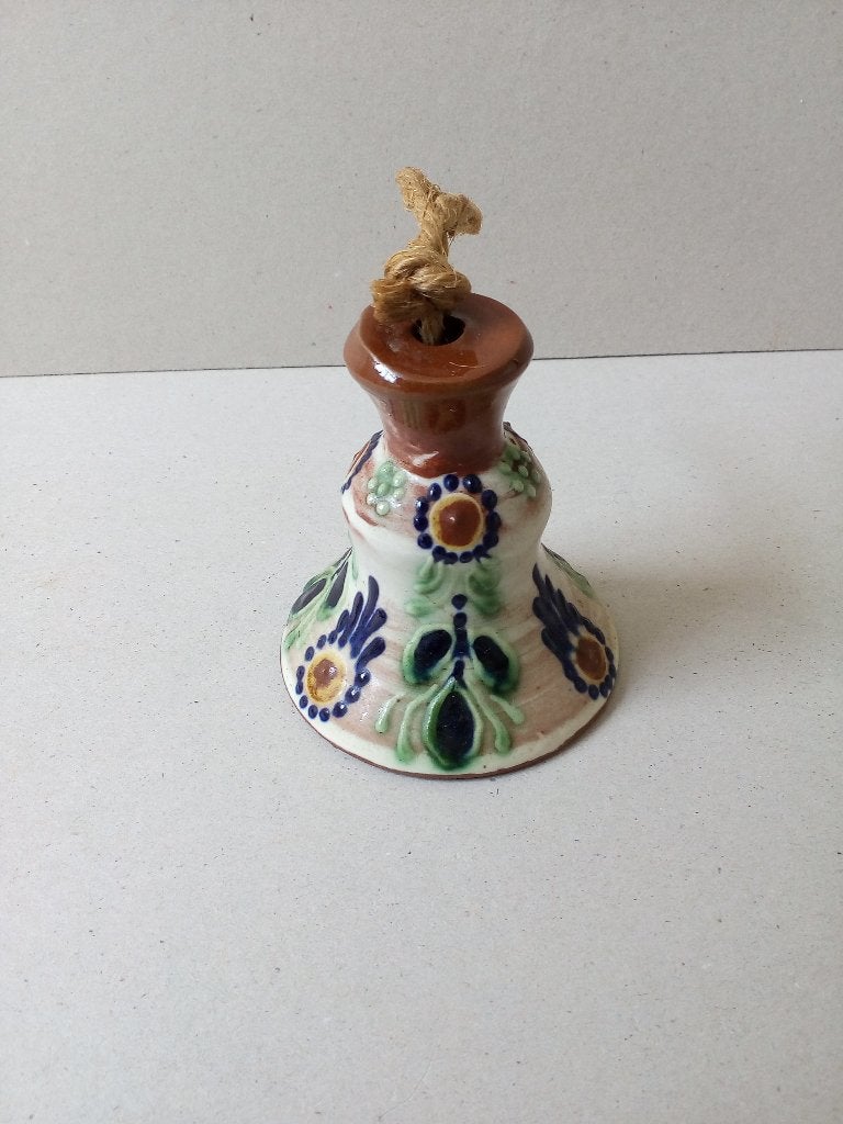Oud tafelbelletje/klokje. Fries aardewerk. Handgemaakt., Ophalen of Verzenden