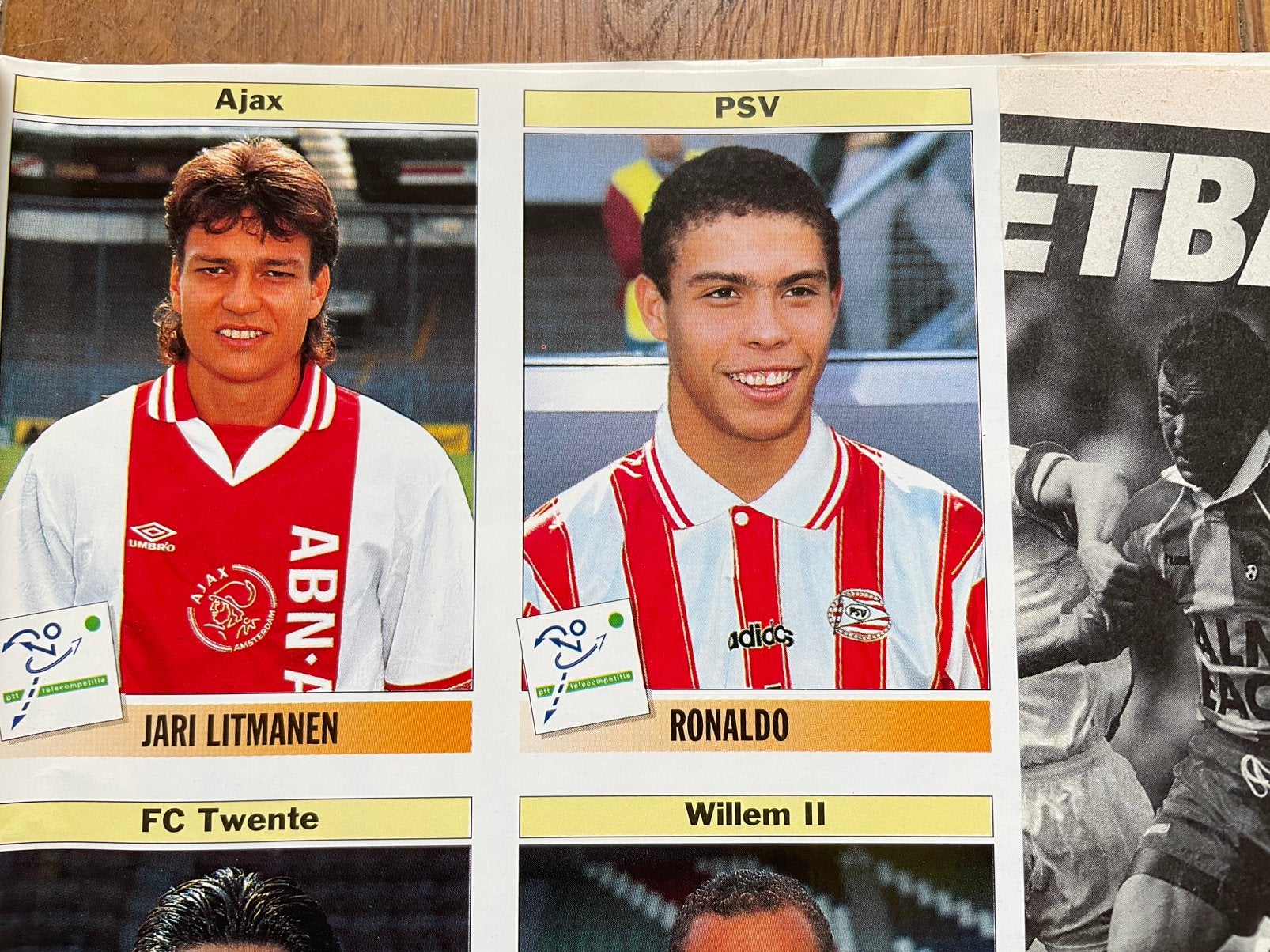 Panini Rookie Ronaldo (Voetbal International), Ophalen of Verzenden, PSV, Poster, Plaatje of Sticker
