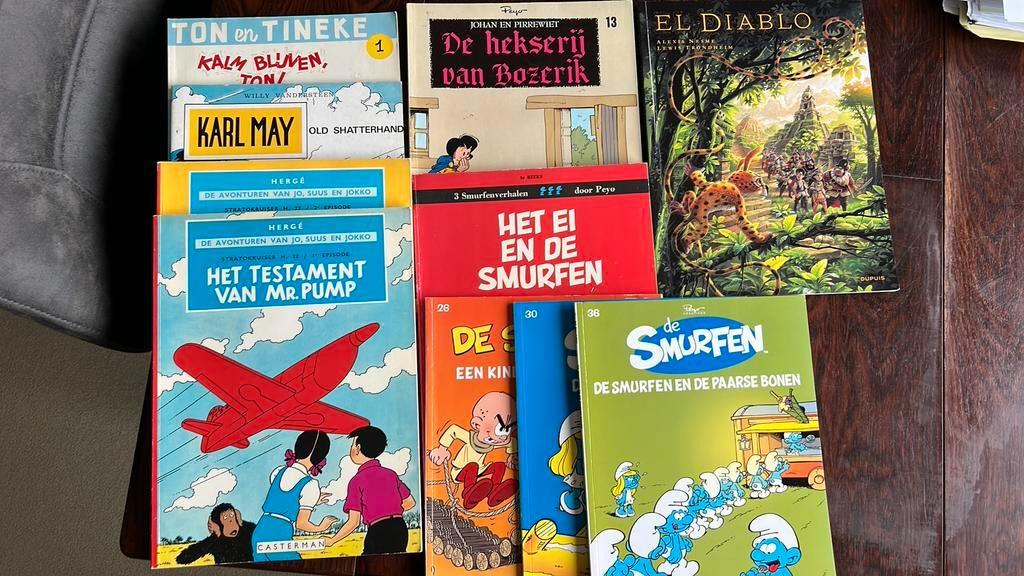 Pakketje strips, diversen, Meerdere stripboeken, Ophalen of Verzenden, Zo goed als nieuw