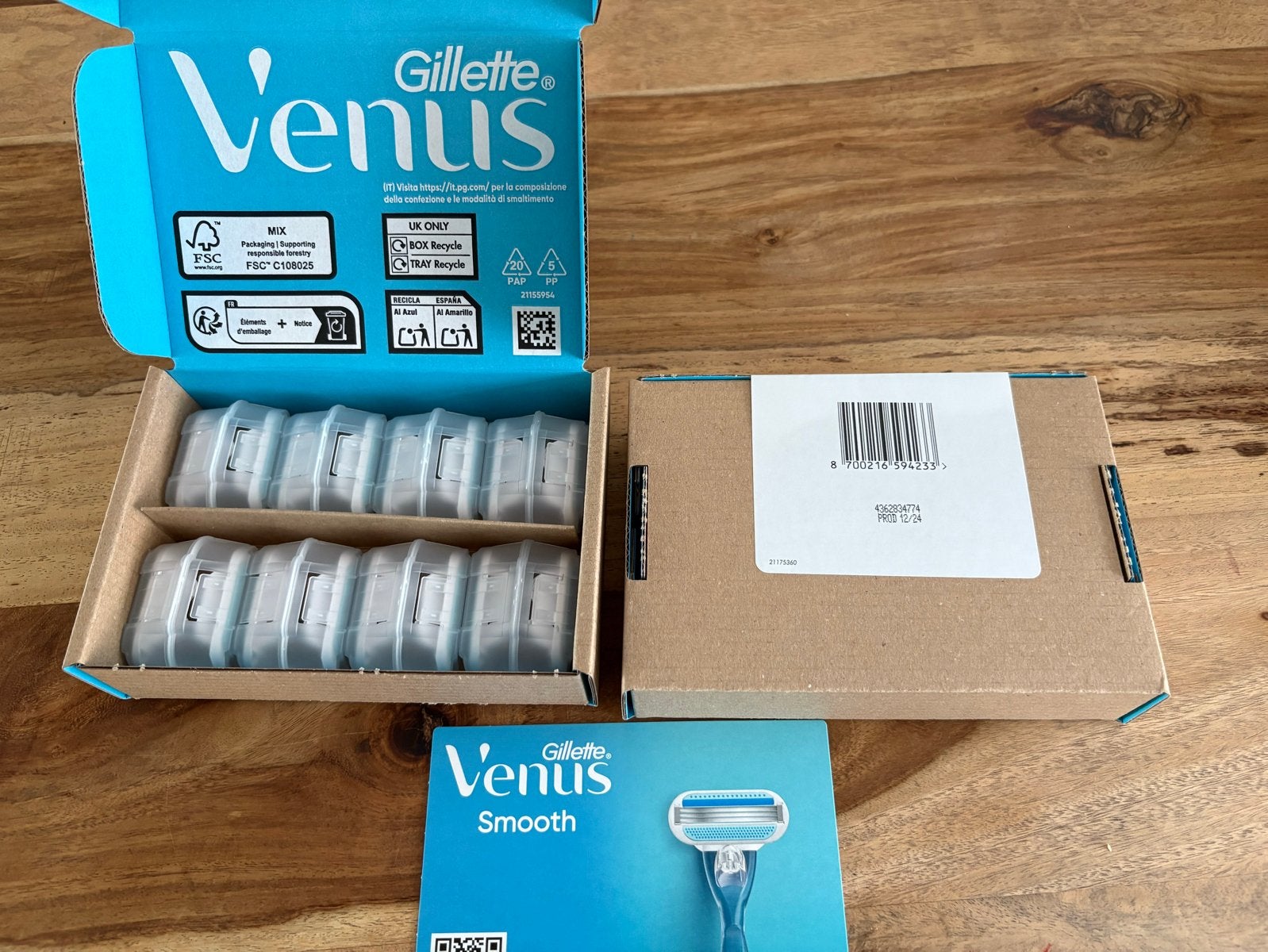Gillette Venus Smooth Scheermesjes (16) - Nieuw in doos, Ophalen, Nieuw, Overige typen