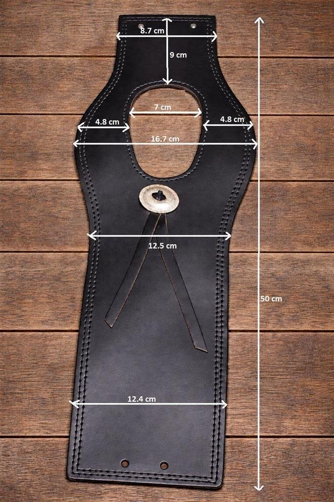 Leren universele Tankcover - Chonco - zie maten foto, Ophalen of Verzenden, Nieuw