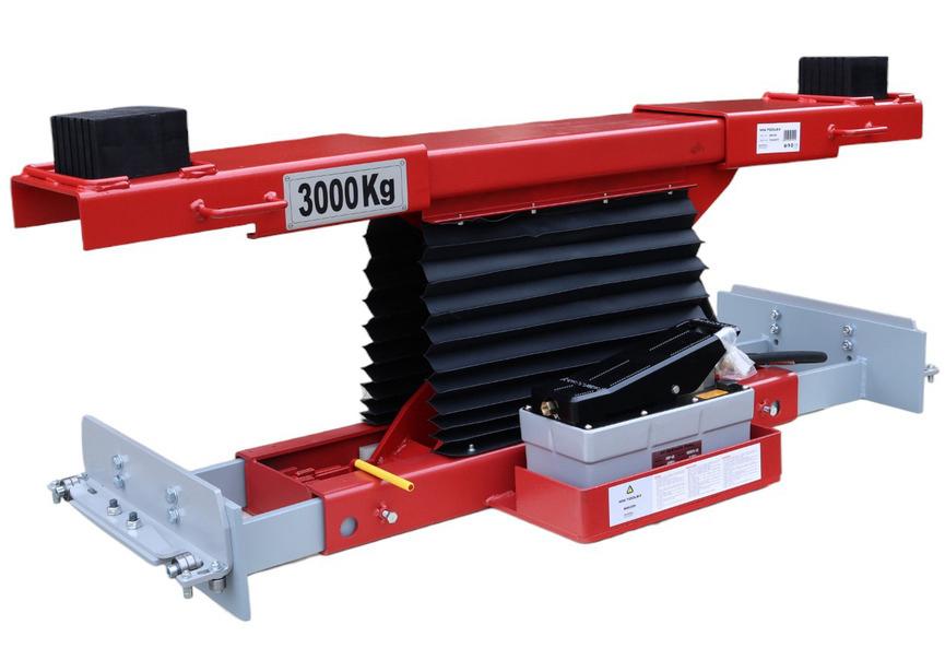 Mobiele krik 3T hydropneumatisch voor 4-kolomsbrug MW Tools, Ophalen of Verzenden, Nieuw, Hydraulisch, Garagekrik