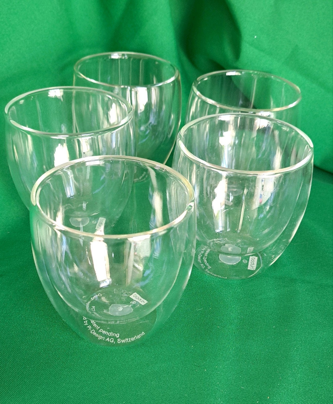 Set van 5 Bodum dubbelwandige glazen - Zo goed als nieuw, Kantonsstrasse 10, 6234 Triengen, Zwitserland, Bodum AG, Bodum, Ophalen of Verzenden