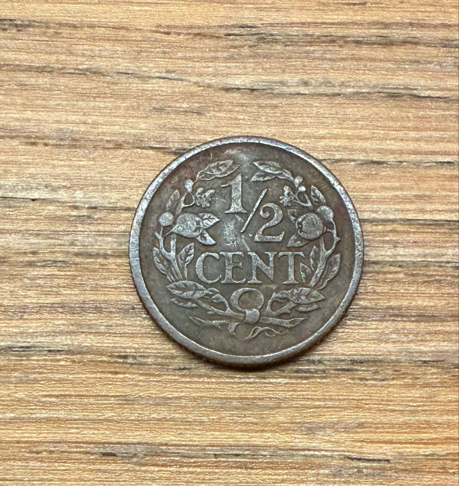 Zeldzame 1/2 cent munt uit 1909 - Koningin Wilhelmina, Postzegels en Munten, Munten | Nederland, Ophalen, Koningin Wilhelmina