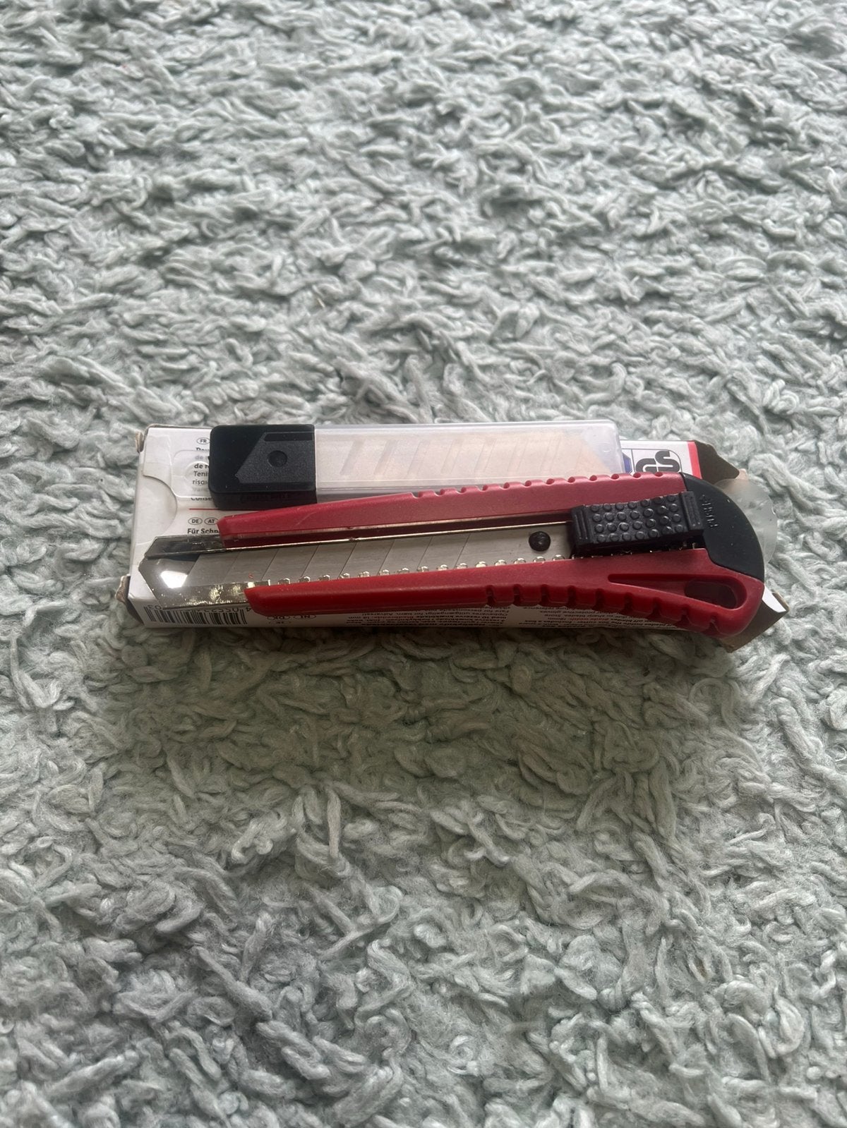 NIEUW, stanleymes met 12 navulmesjes 18mm van Parkside, Ophalen of Verzenden, Nieuw