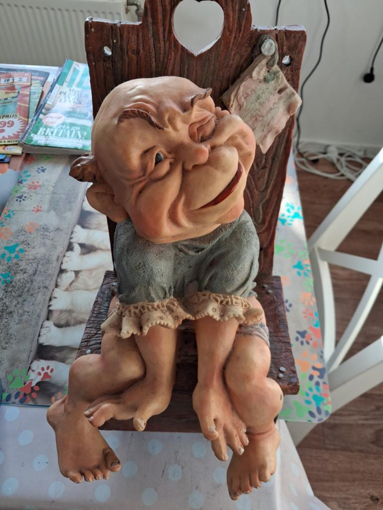 dit is leuke efteling laaf waar je een wc rol aan kan hangen, Ophalen, Gebruikt, Beeldje of Poppetje