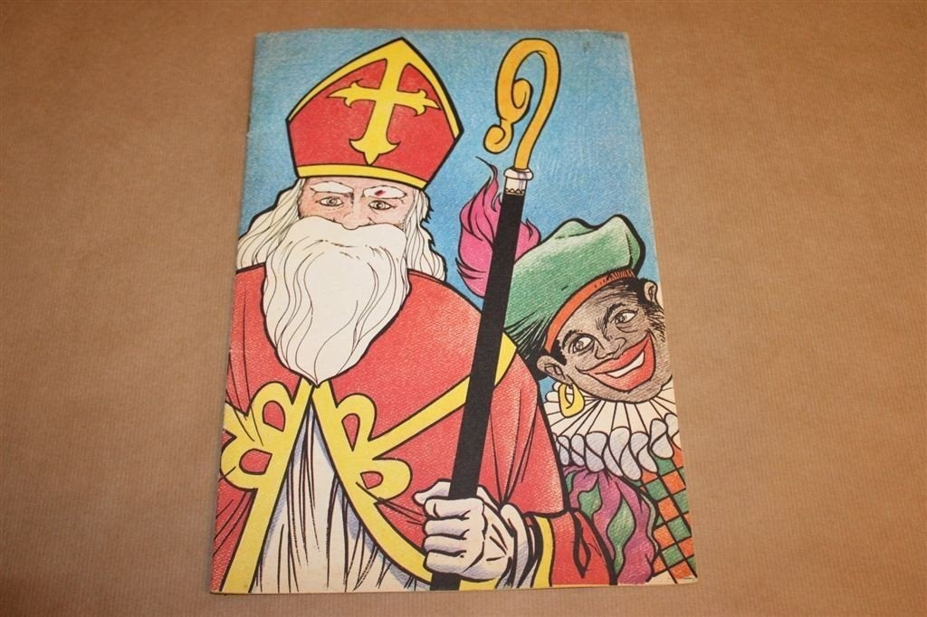 Sinterklaas Is Jarig — Vintage Kleurboek Jaren 70, Diversen, Gebruikt, -, -, Ophalen of Verzenden
