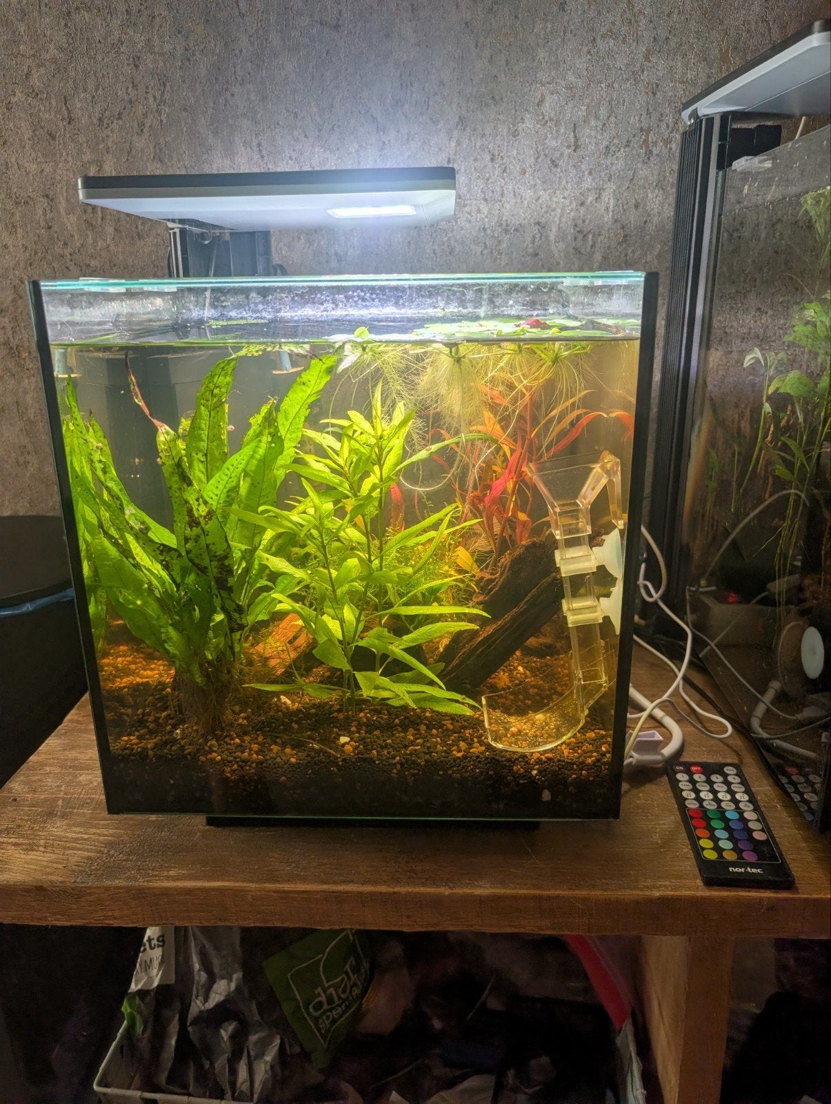te koop  qubic 30 liter, Ophalen of Verzenden, Leeg aquarium