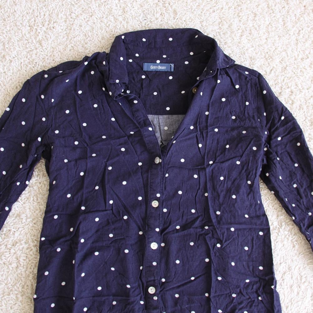 Mooie 6ixty 8ight Vintage Blouse 100% Viscose (S)- 43 € 20,-, Kleding | Dames, Blouses en Tunieken, Blauw, Zo goed als nieuw, Maat 36 (S)
