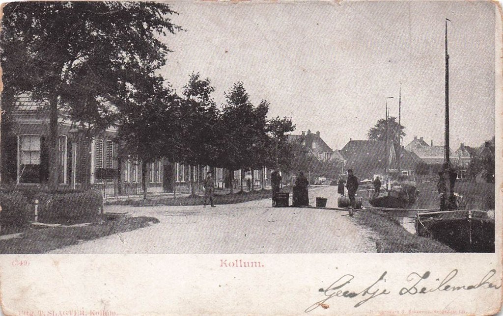 703-119-043 Kollum, Verzenden, Voor 1920, Friesland