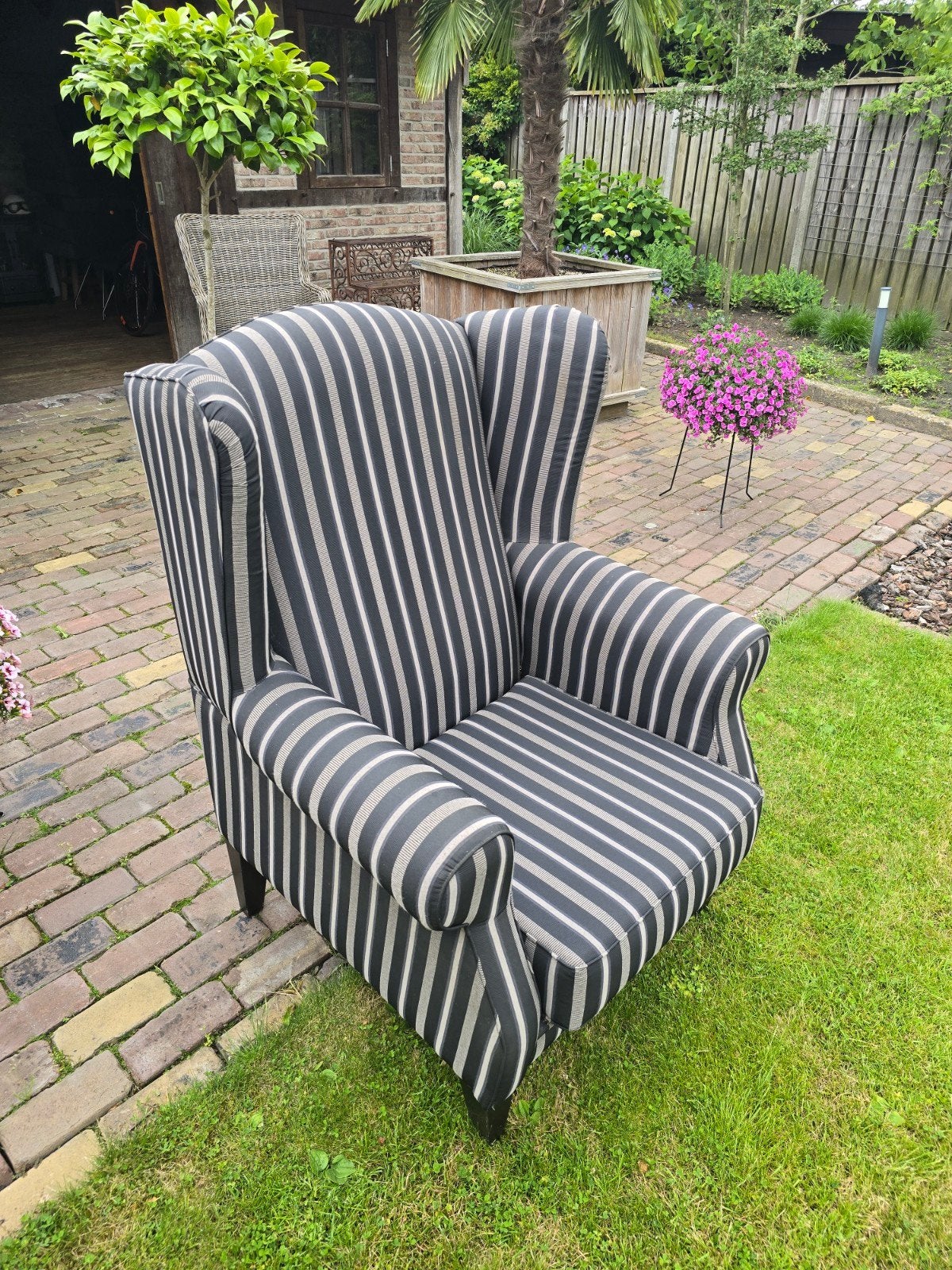 Oorfauteuil stoel, Huis en Inrichting, Fauteuils, Ophalen, 75 tot 100 cm, Zo goed als nieuw, 75 tot 100 cm