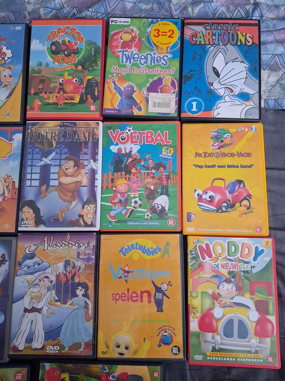 collectie kinderfilms en series op DVD, Cd's en Dvd's, Ophalen, Gebruikt, Animatie, Verzamelbox