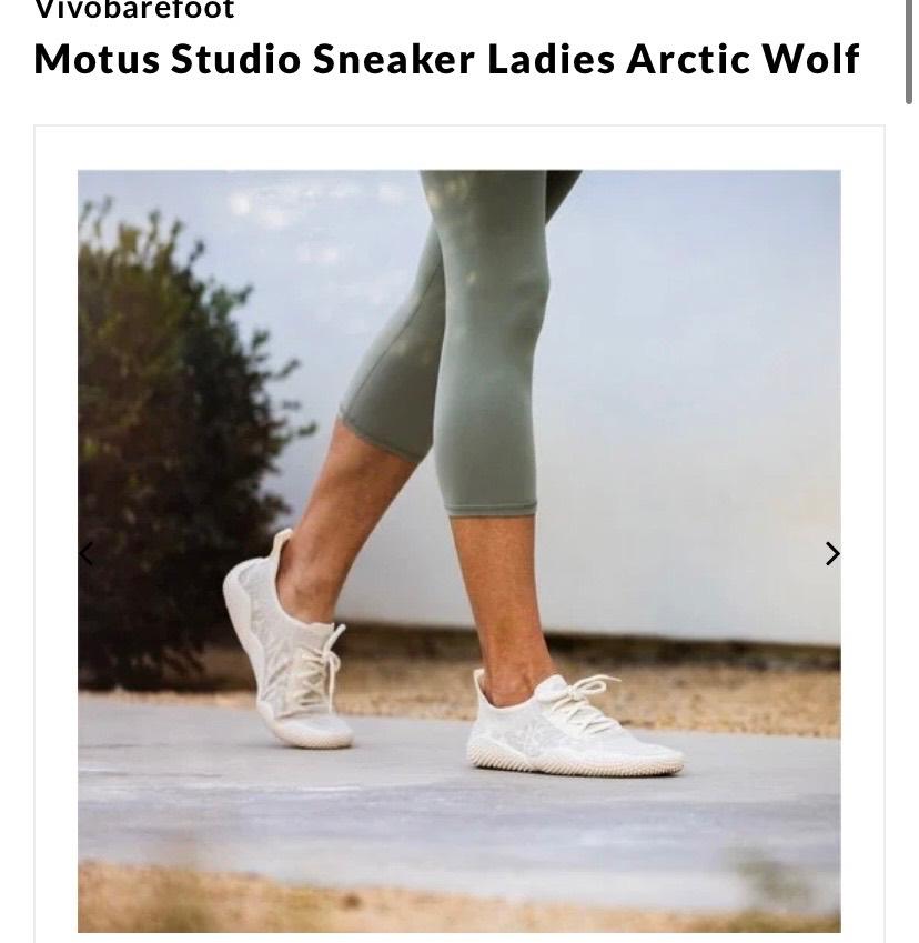 Vivobarefoot-Motus Studio Sneaker Ladies, Ophalen, Beige, Nieuw, Sneakers of Gympen