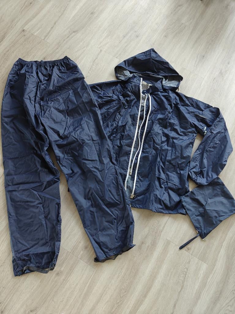 Rubber regenpak maat L, Caravans en Kamperen, Regenkleding, Ophalen of Verzenden, Gebruikt, Regenpak, Heren