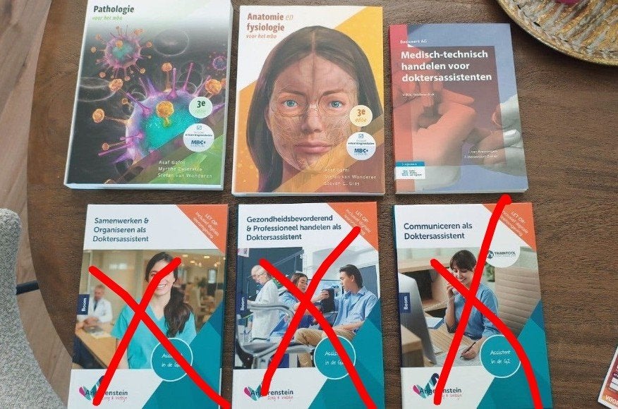 Doktersassistent MBO niveau 4 opleidingsboeken (nieuwstaat), Boeken, Ophalen of Verzenden