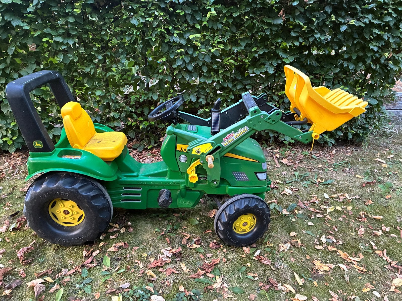 John Deere Traptractor met voorlader, Kinderen en Baby's, Speelgoed | Buiten | Voertuigen en Loopfietsen, Ophalen, Gebruikt, Trapvoertuig