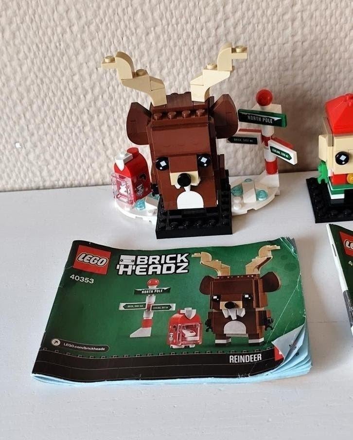 LEGO Brickheadz Rendier, Elf & Elfie (40353), Kinderen en Baby's, Speelgoed | Duplo en Lego, BrickHeadz, Lego, Nieuw, Ophalen of Verzenden