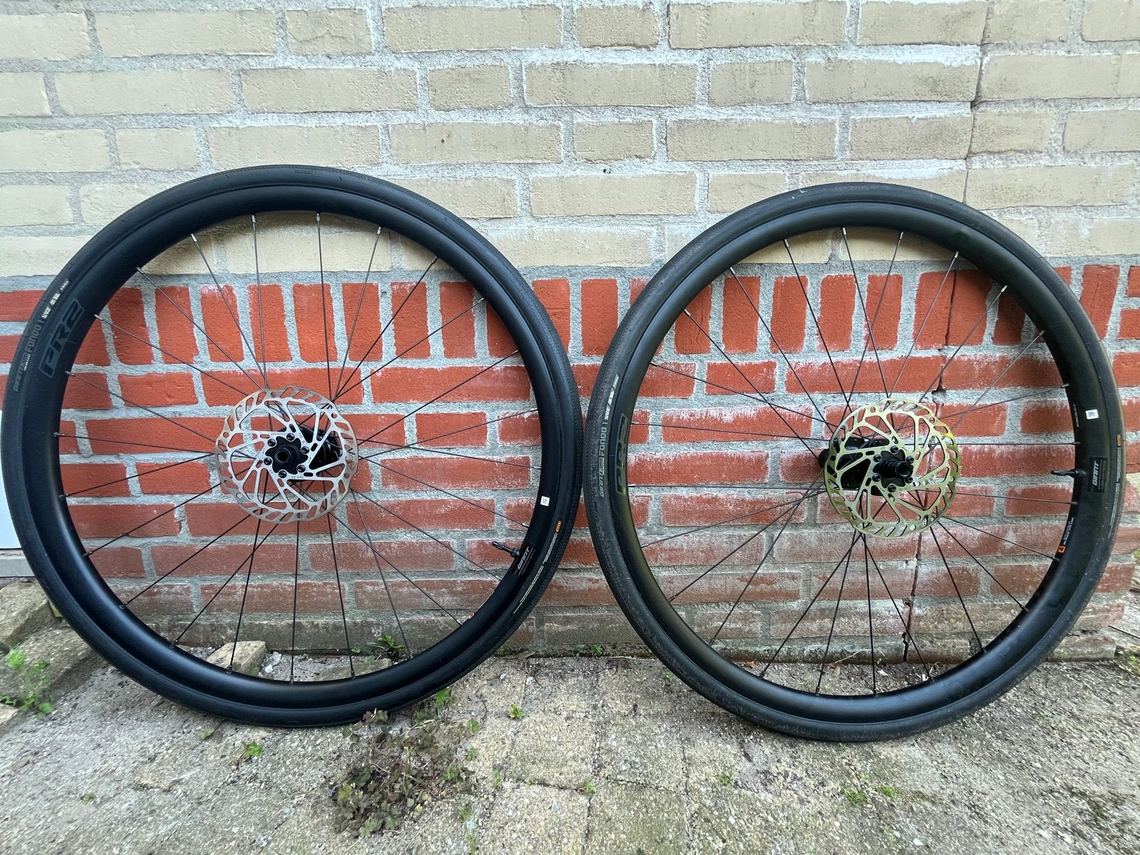 Wielset giant pr-2 met remschijven en banden, Zo goed als nieuw, Aluminium, Racefiets, Ophalen