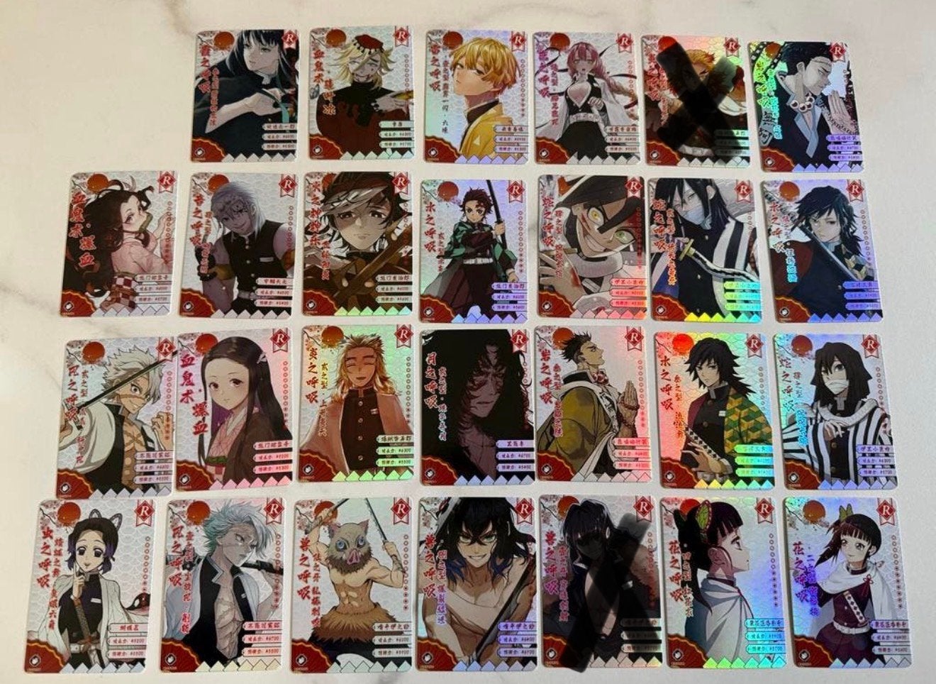 Demon Slayer Anime Kaarten Collectie nieuw, Ophalen of Verzenden, Zo goed als nieuw