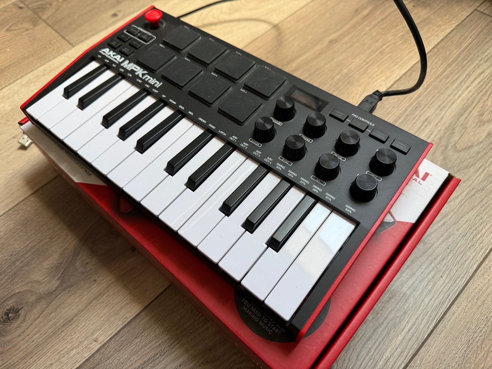 Akai Professional MPK Mini MK3 – Zo goed als nieuw, Muziek en Instrumenten, Midi-apparatuur, Ophalen of Verzenden, Zo goed als nieuw