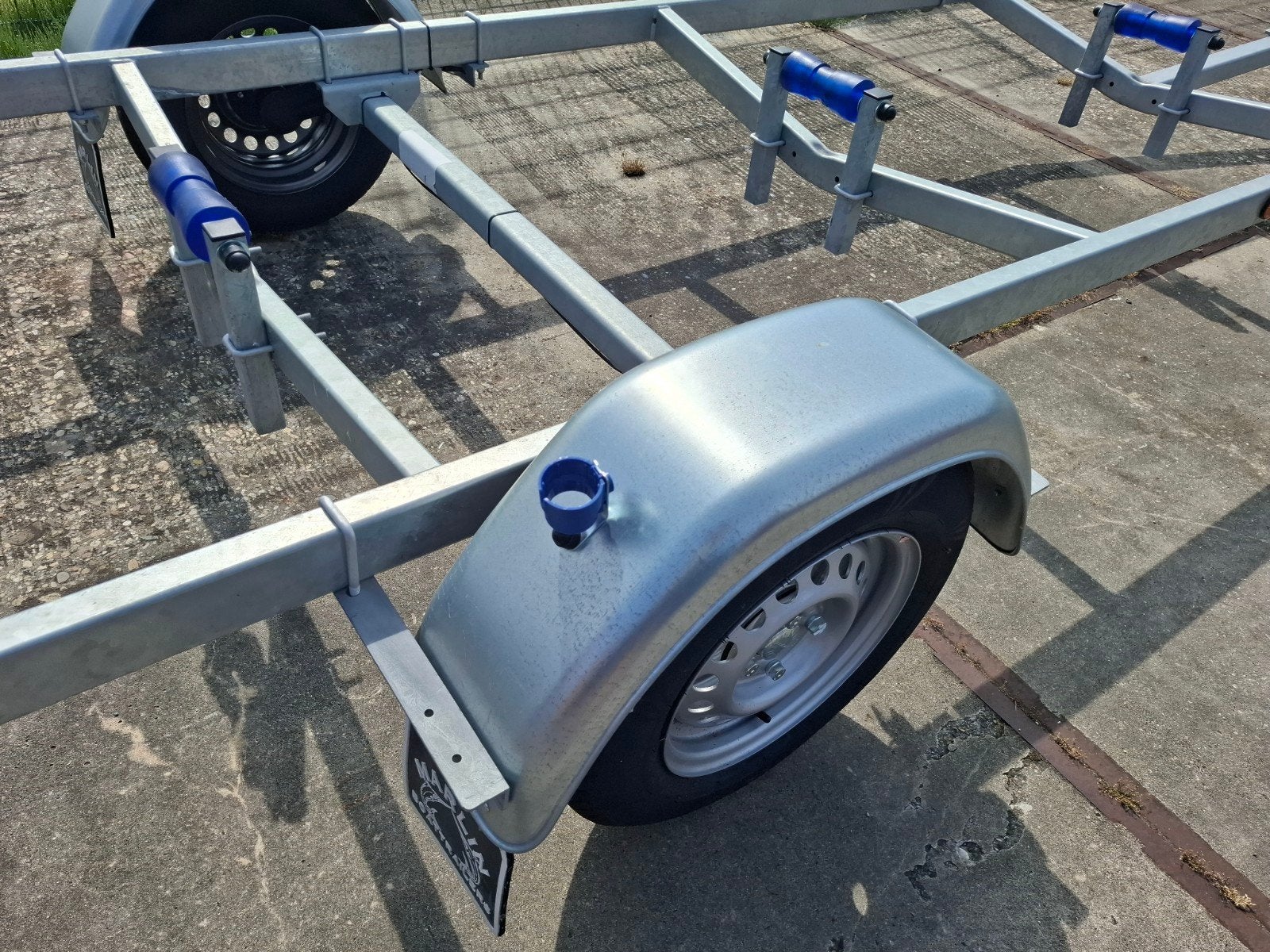 Zo goed als nieuwe marlin boottrailer tot 6,5m ongeremd, Marlin, Marlin, Minder dan 6 meter, Ophalen of Verzenden