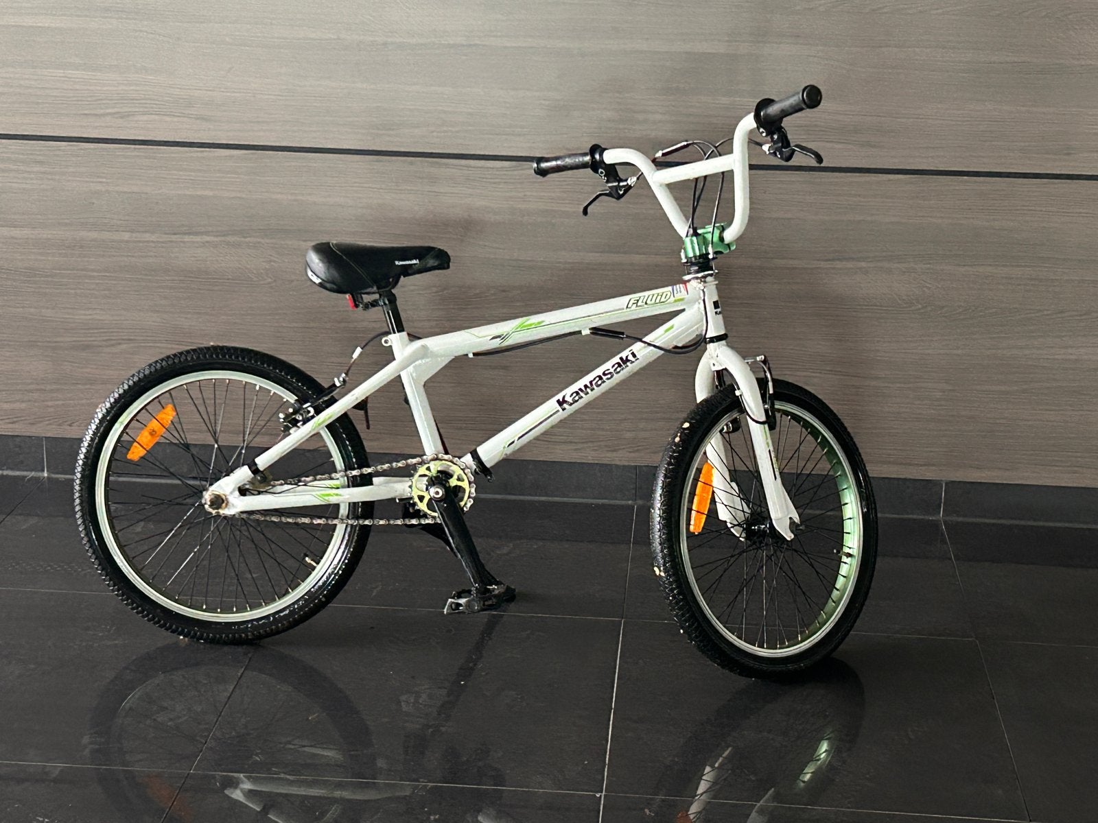 Kawasaki Fluid BMX fiets, Fietsen en Brommers, Ophalen, Staal, Velgrem, V-brakes