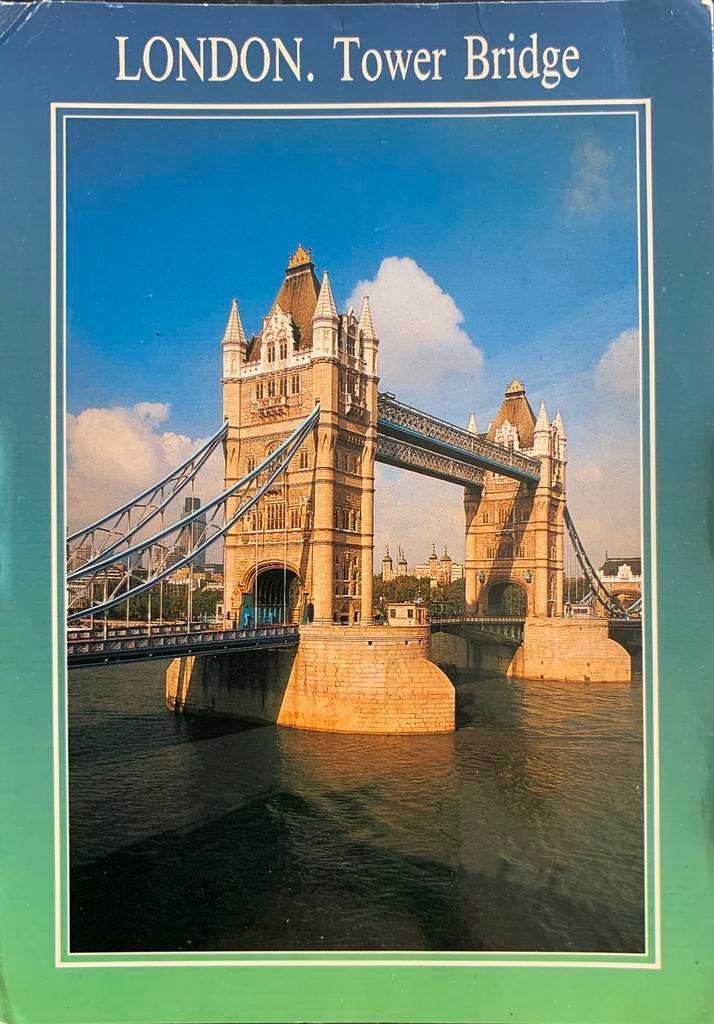 Engeland, London, Tower Bridge., Ophalen of Verzenden, Gelopen, Engeland