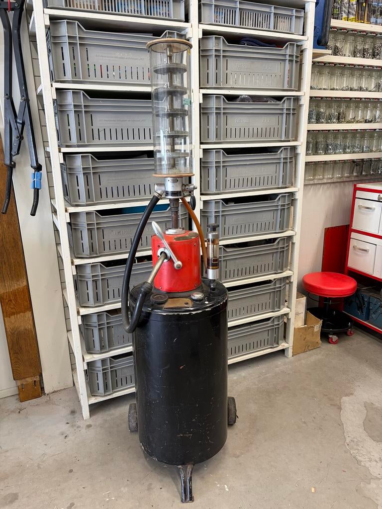 Bereila D50 mengsmering benzinepomp uit 1959, Ophalen