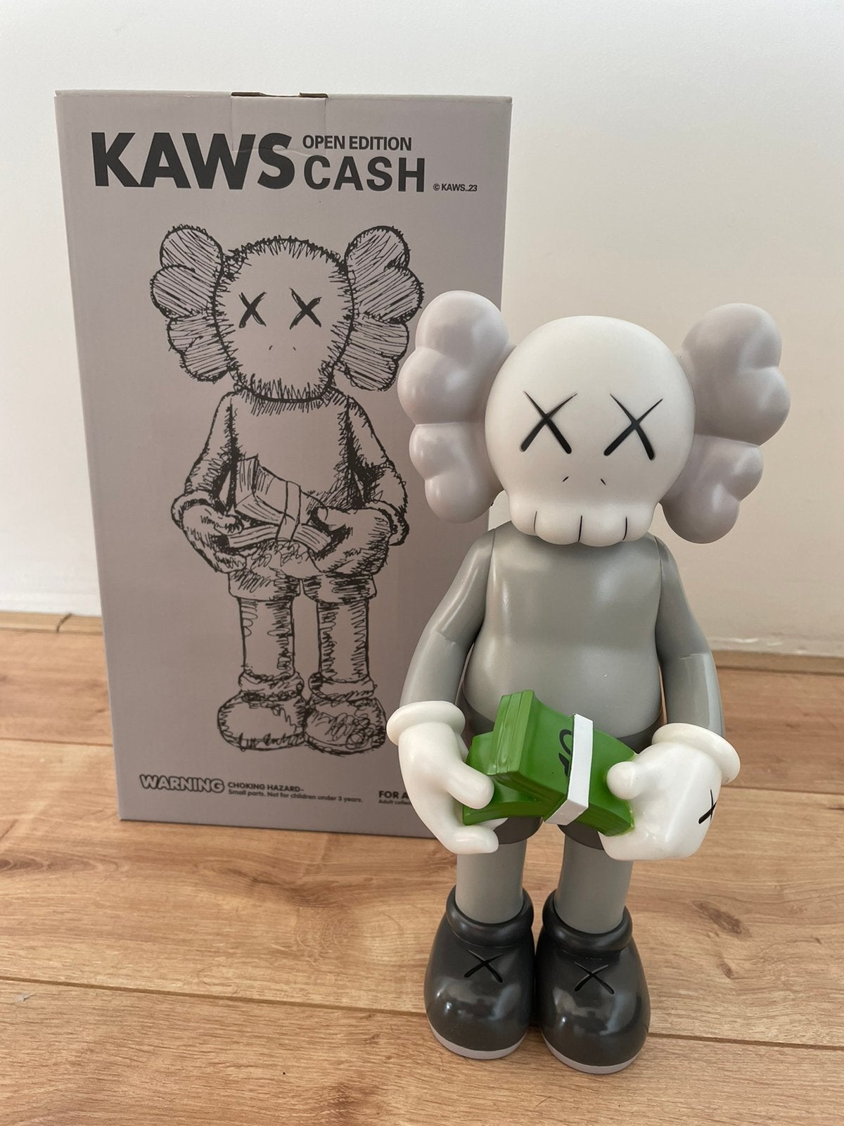KAWS Cash Collection Vinyl Pop Grijs, Ophalen of Verzenden, Nieuw