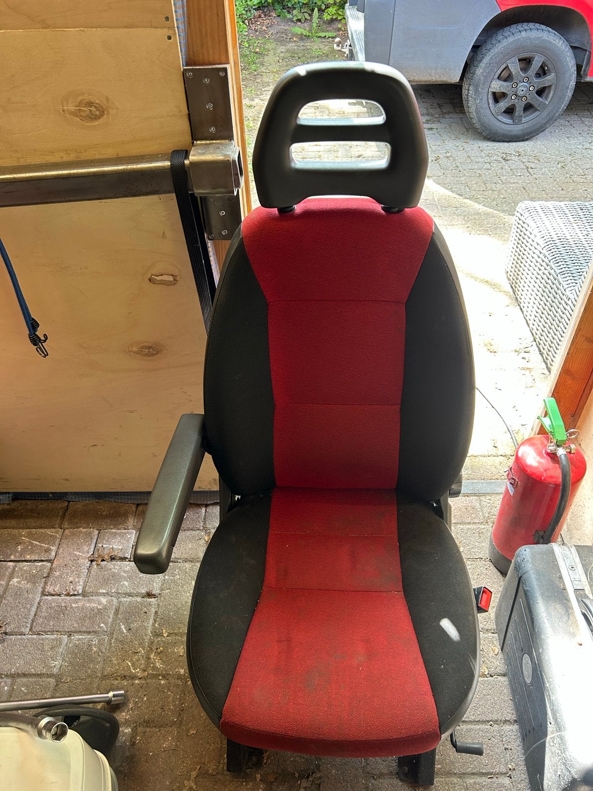 Fiat Ducato Stoel met Draaiplateau - Gebruikt, Ophalen of Verzenden, Gebruikt, Fiat