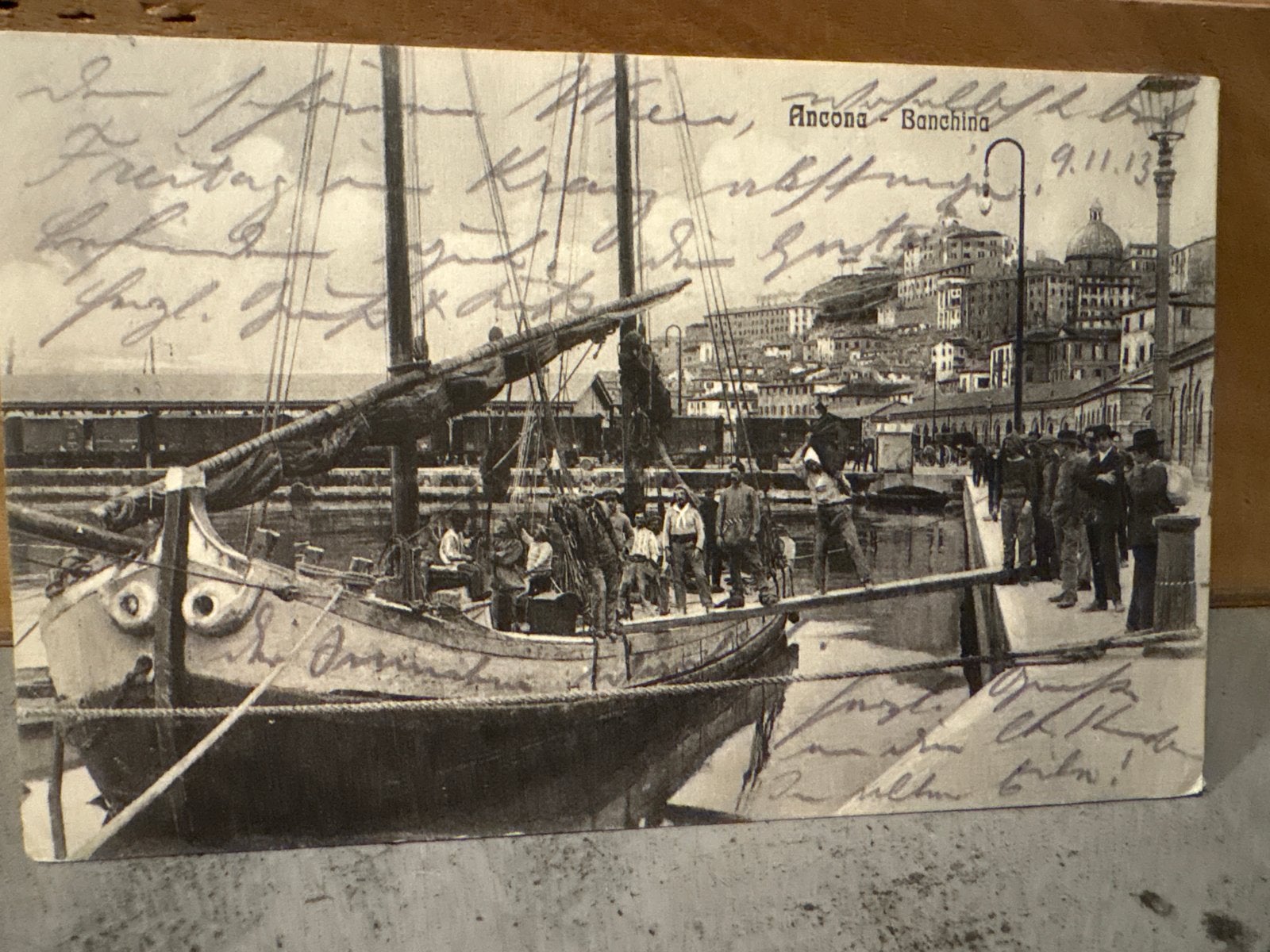 Ancona 1913 Ansichtkaart, Ophalen of Verzenden, Voor 1920, Gelopen, Italië
