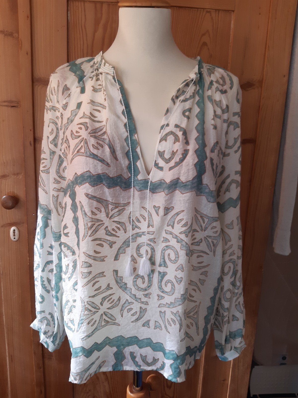 Mooie Nukus Josephine blouse in maat L, Kleding | Dames, Maat 42/44 (L), Ophalen of Verzenden, Zo goed als nieuw, Nukus