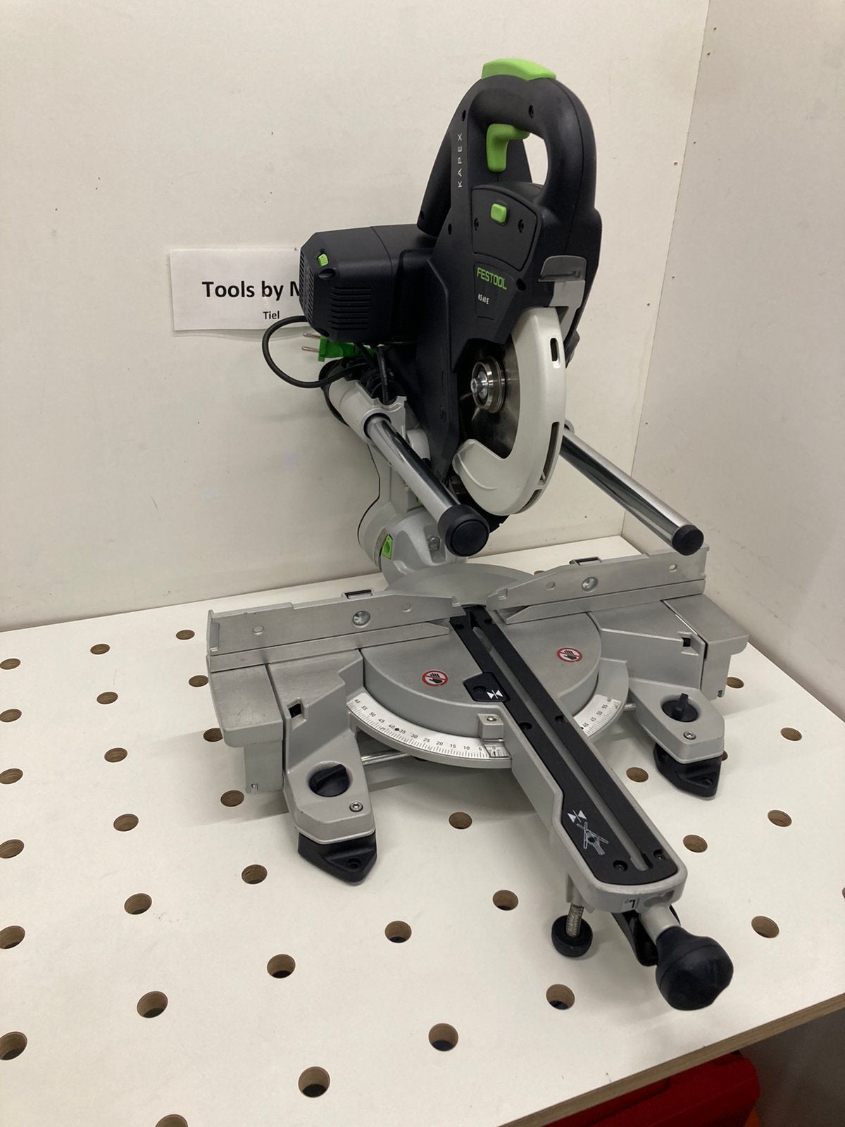 Festool ks60e afkortzaag, Doe-het-zelf en Verbouw, Gereedschap | Zaagmachines, Ophalen, Zo goed als nieuw, Afkortzaag, 30 tot 70 mm