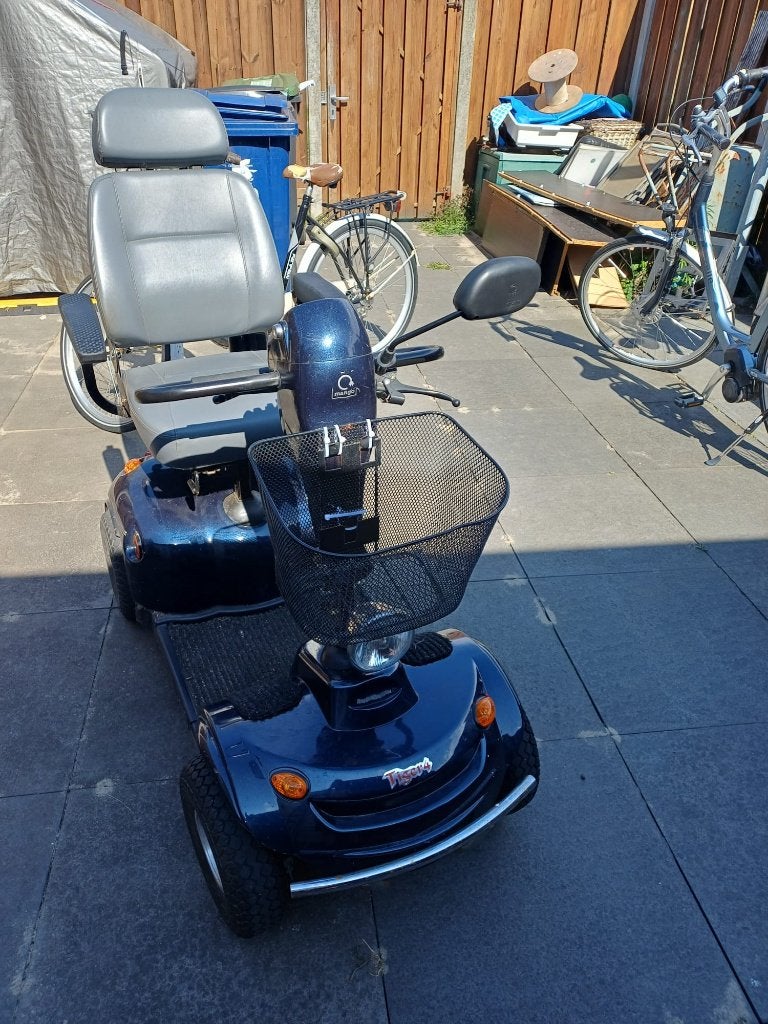 mango tiger 4  scootmobiel, Ophalen, Gebruikt, 16 t/m 25 km, 16 km/u of meer