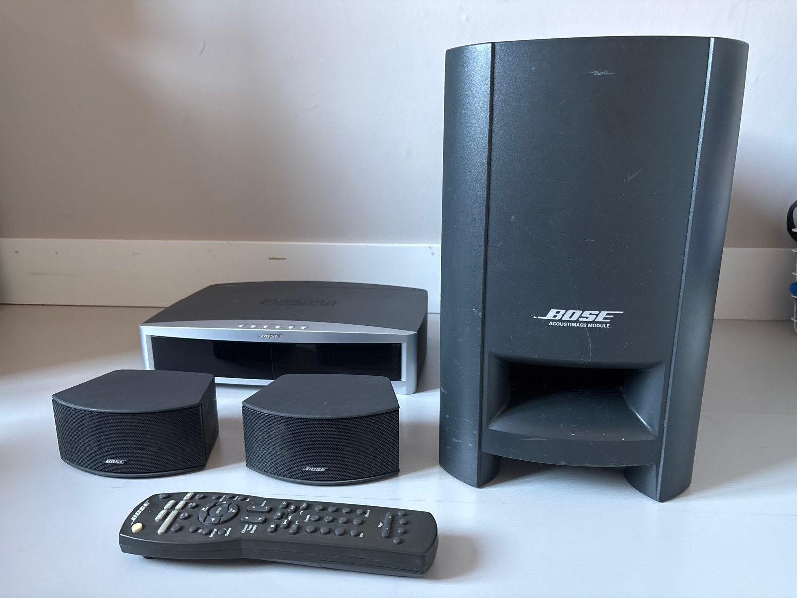 Bose 3-2-1 GS Home Cinema Set - Compleet met alle kabels, Overige merken, Gebruikt, 2.1-systeem, 70 watt of meer