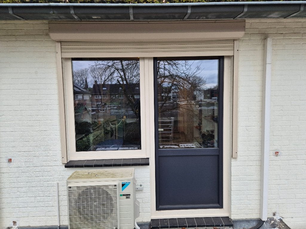 Kunstof kozijnen HR++ glas en draaikiep incl. hor, Ophalen, Kunststof, Raamkozijn, Zo goed als nieuw