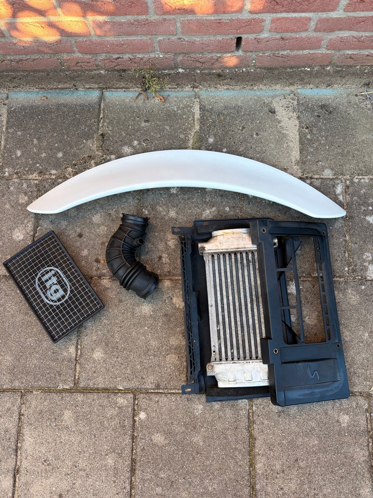 Mini Cooper S R53: spoiler, itg filter, intercooler set,hose