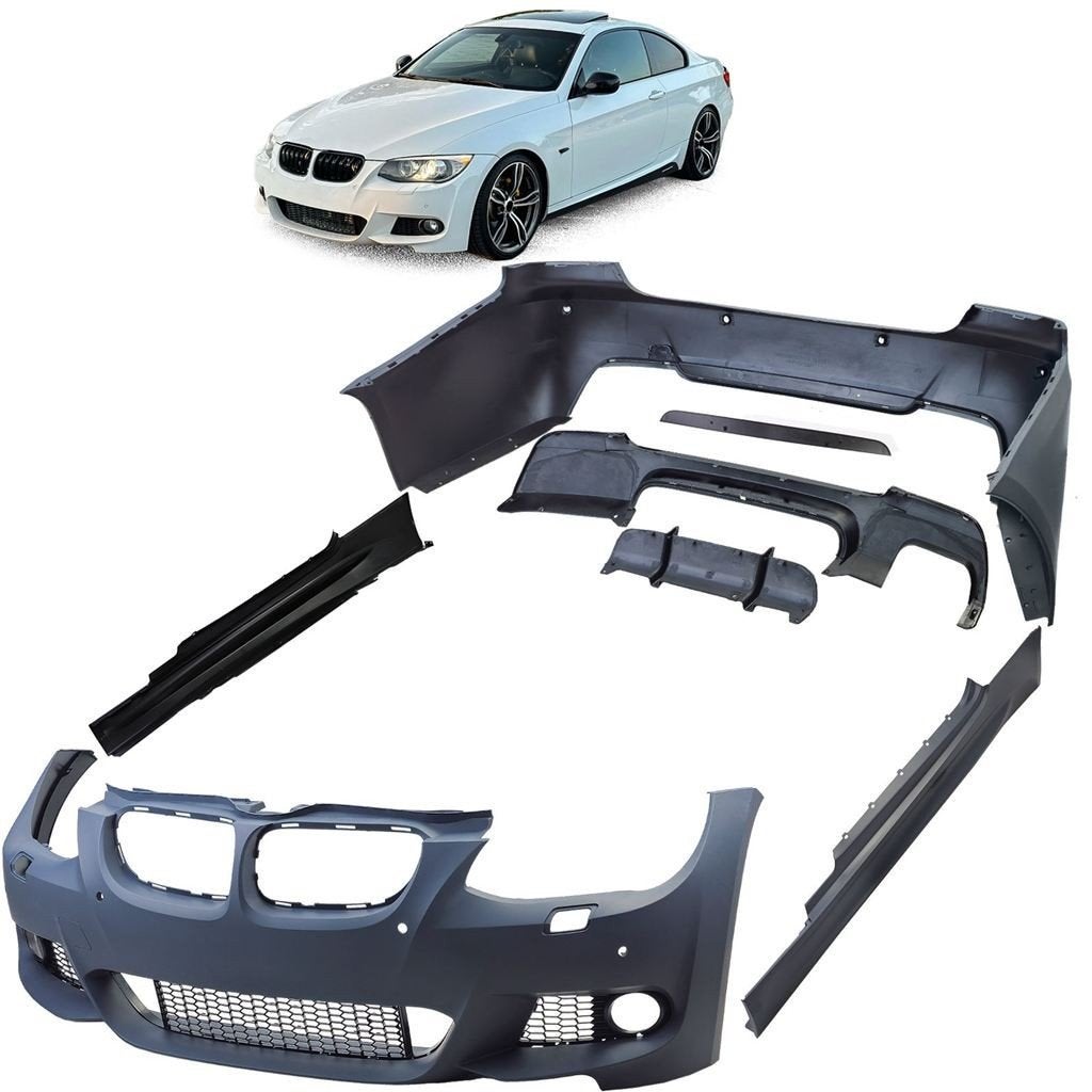 Bumper Set Bodykit Voor Bmw 3 serie E92 / E93 LCI M Pack Loo, Auto diversen, Tuning en Styling, Verzenden