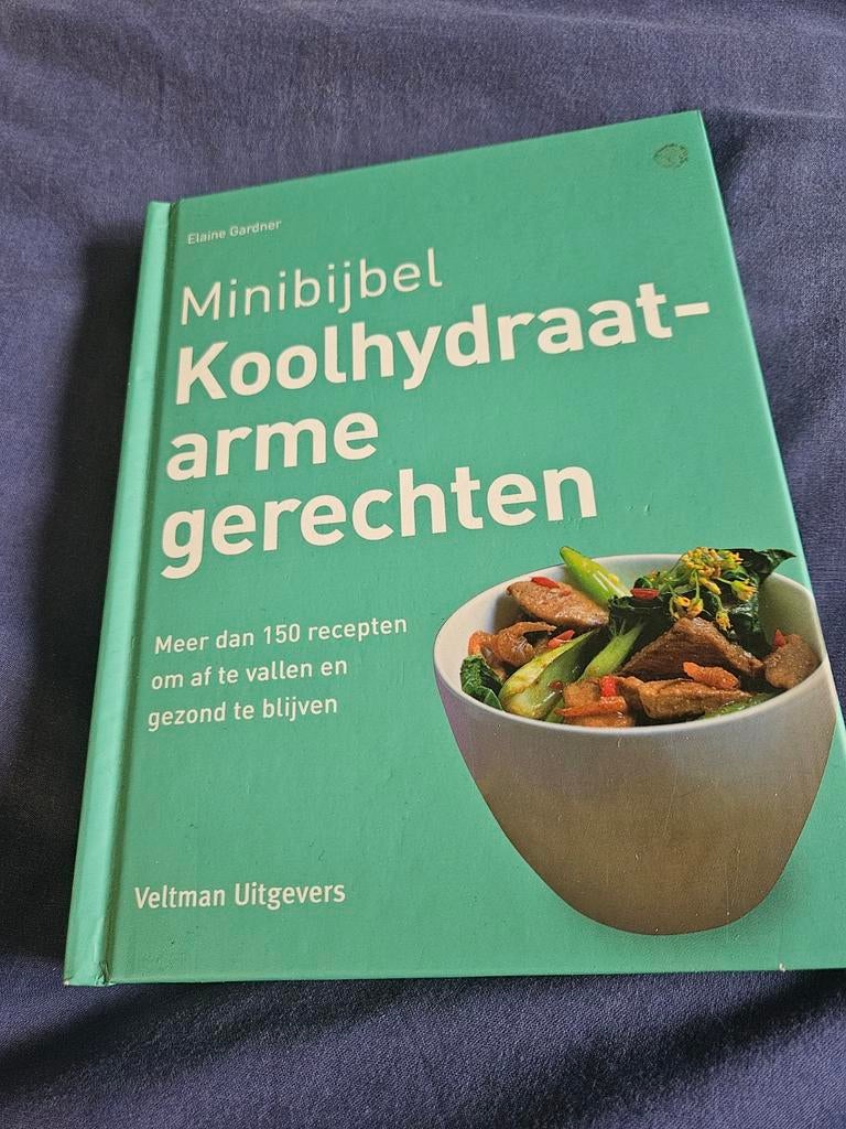 Minibijbel Koolhydraatarme gerechten, Boeken, Kookboeken, Zo goed als nieuw, Overige typen, Nederland en België, Gezond koken