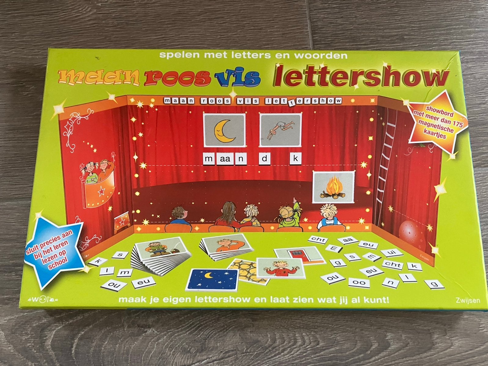 Maan roos vis lettershow zwijsen va 6 jaar, Ophalen of Verzenden, Gebruikt, Taal en Lezen