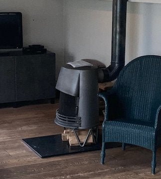 Tasso, Deense Vintage Design houtkachel, Tuin en Terras, Tuinhaarden, Ophalen, Gebruikt