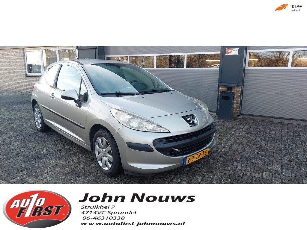 Peugeot 207 1.4-16V X-line, Auto's, Voorwielaandrijving, Zwart, 4 cilinders, Origineel Nederlands