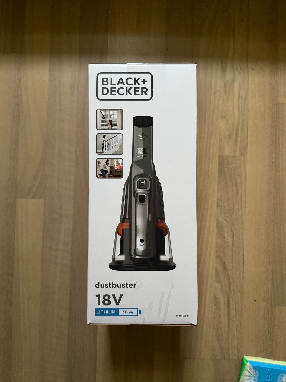 BLACK+DECKER Dustbuster 18V Lithium ONGEOPEND, Witgoed en Apparatuur, Overige merken, Verzenden, Kruimeldief, Minder dan 1200 watt