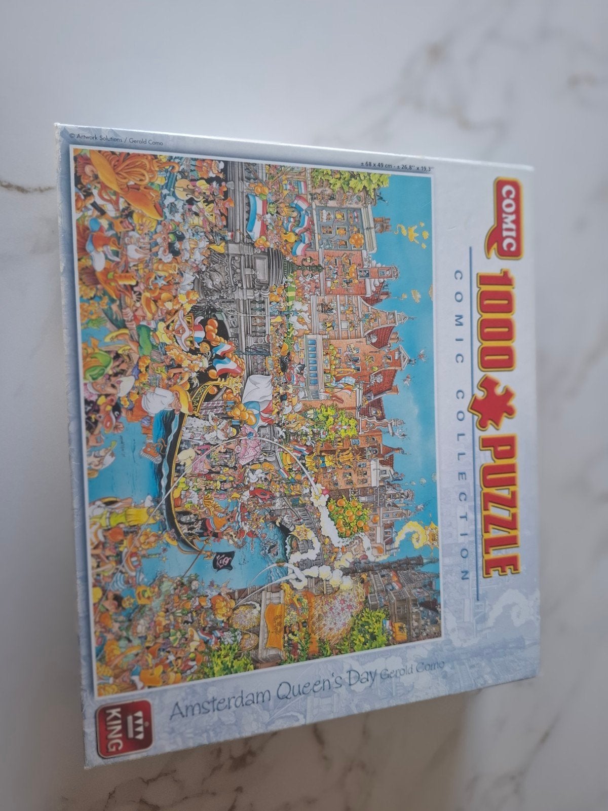 comic collection puzzel 1000 stukjes King, Ophalen of Verzenden, 500 t/m 1500 stukjes, Zo goed als nieuw, Legpuzzel